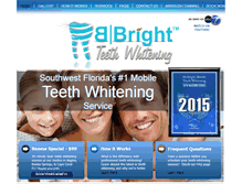 Tablet Screenshot of bebrightwhite.com